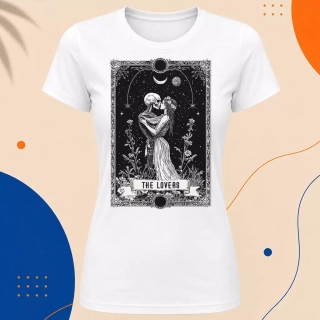 Dámské tričko - The Lovers – Milenci – Tarot – Velká arkána